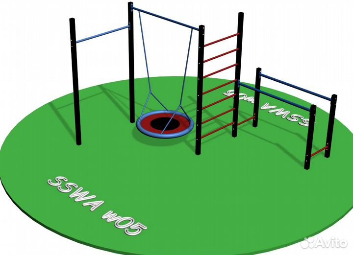 Воркаут площадка sswa № w05 от производителя
