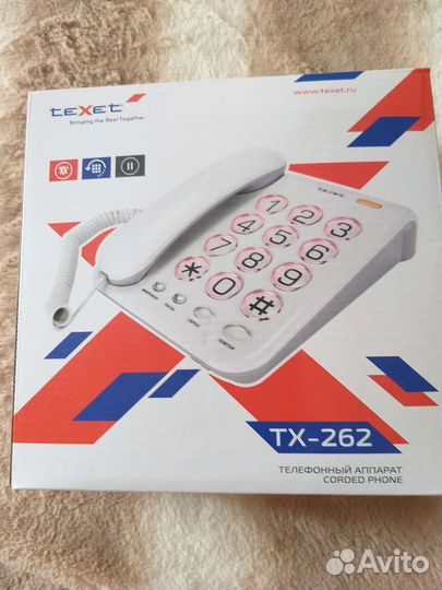 Стационарный телефон texet