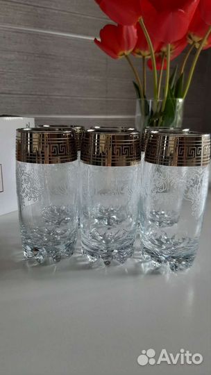 Новый набор стаканов 6 шт