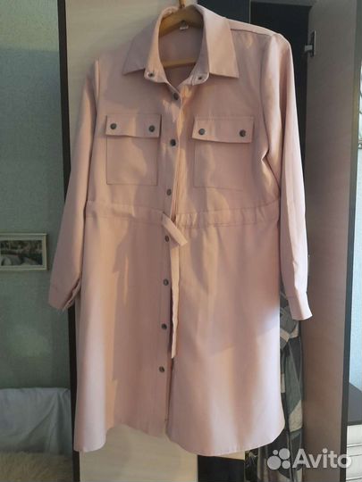 Платье рубашка 50 размер