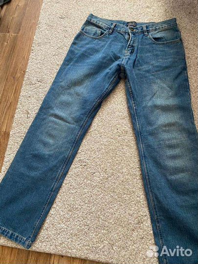 Мото джинсы мужские