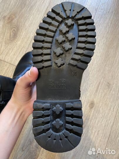 Демисезонные сапоги 35 размер, натуральная кожа