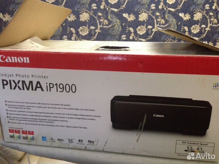 Струйный цветной принтер Canon Pixma ip1900
