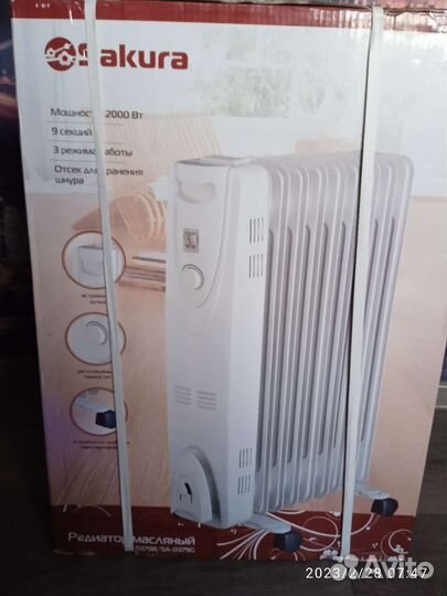 Масляный радиатор новый