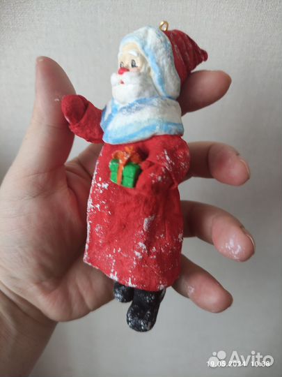 Ватные елочные игрушки 