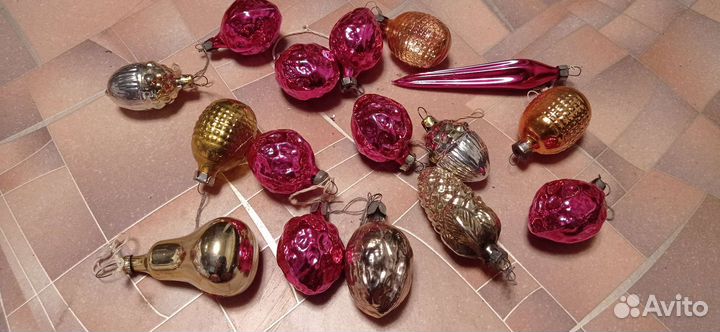 Елочные игрушки СССР одним лотом