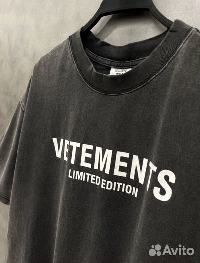 Футболка vetements limited edition