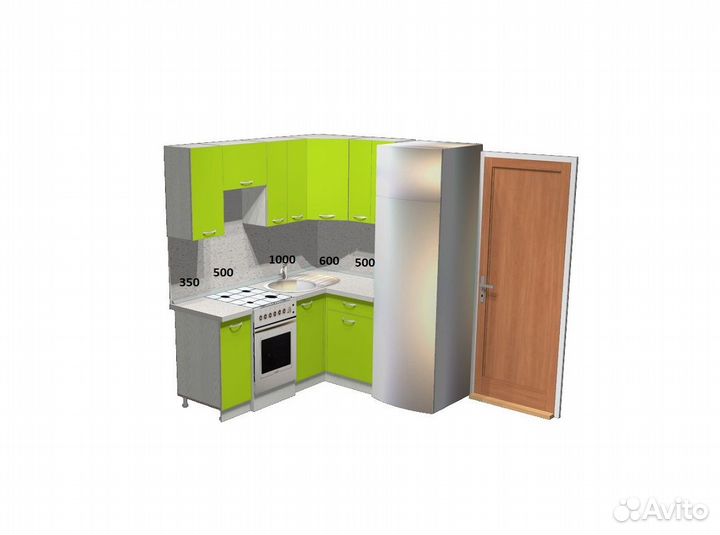 Кухня угловая