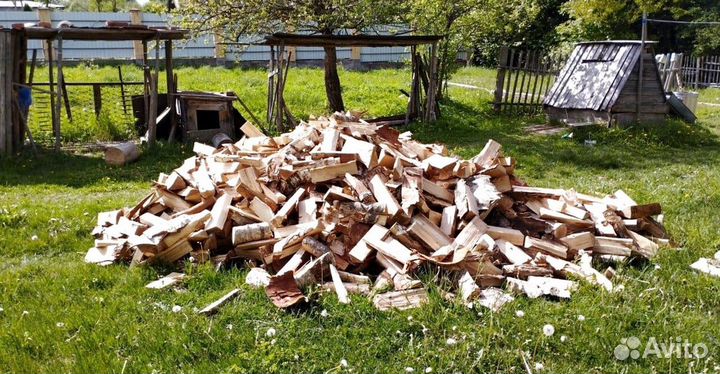 Дрова сухие навалом