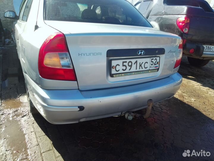 Фаркоп на hyundai accent