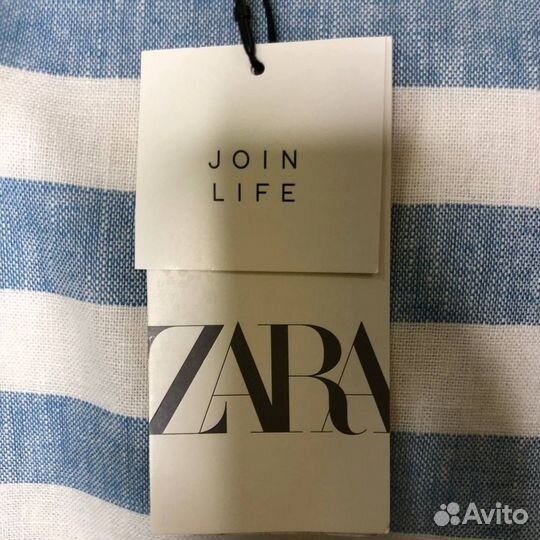 Футболка топ льняная новая женская zara 44 р М