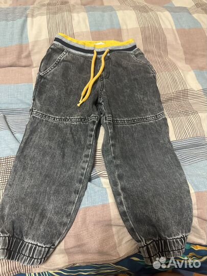 Джинсовый костюм для мальчика 104