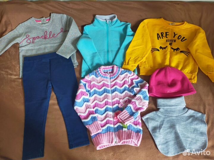 Вещи пакетом на девочку 104-110