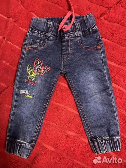 Джинсы для девочек 74