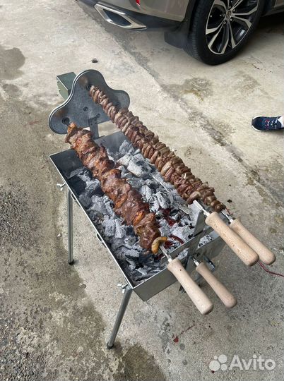 Мангал барбекю автоматический