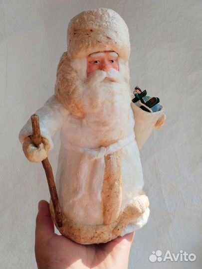 Дед Мороз и Снегурочка ватные под елочку