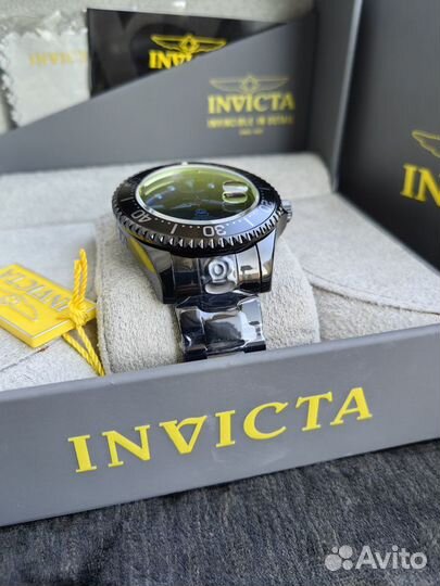 Чёрные Механические Часы Invicta Grand Diver