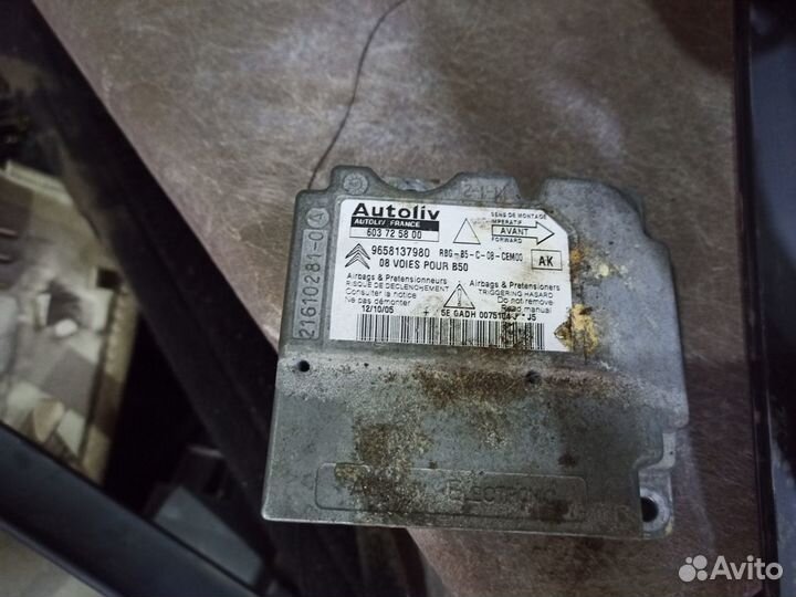 Блок управления airbag 603725800 Ситроен С4, Пежо