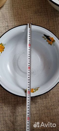 Таз эмалированный, алюминевый