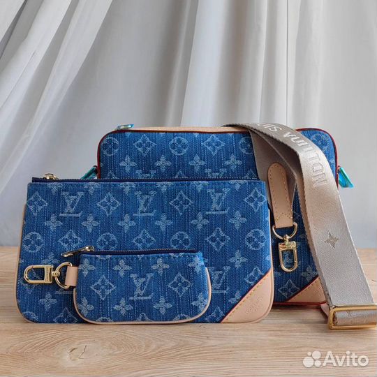 Сумка louis vuitton trio messenger