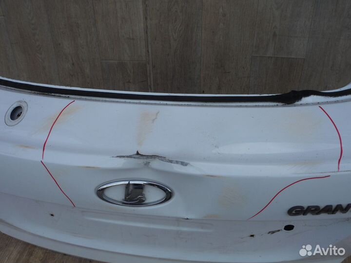 Крышка багажника (№27) LADA Granta 2016