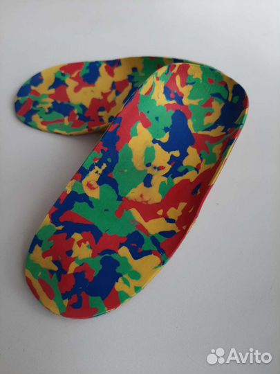 Ортопедические стельки детские, с жескими бортикам