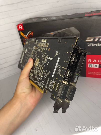 Видеокарта Asus RX 570 ROG Strix Gaming 4Gb