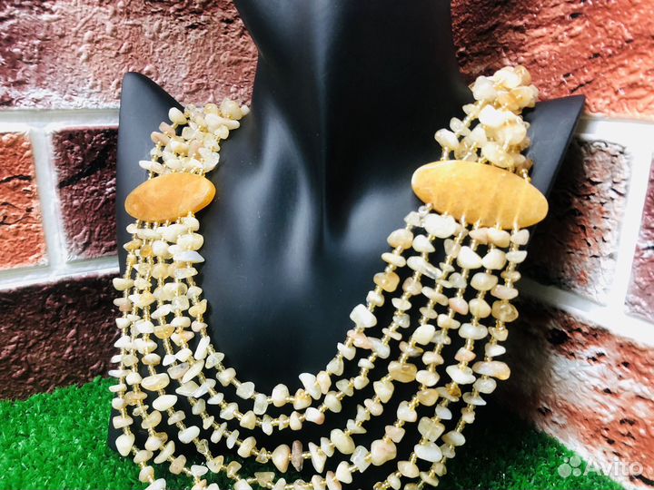 Z.8061 колье цитрин