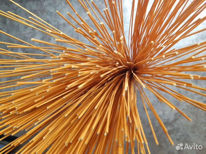 Декор из ротанга оранжевые ветки