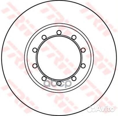 Диск тормозной задний ford Transit