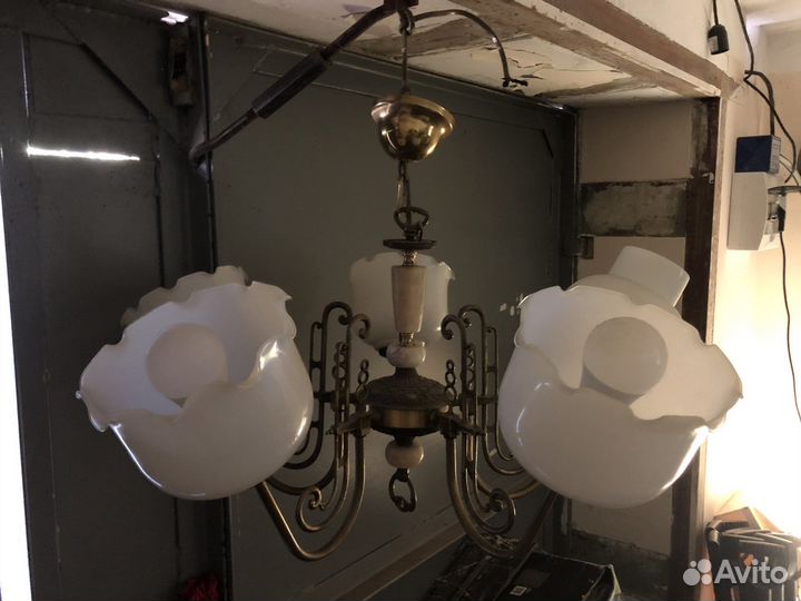 Люстра бронза оникс