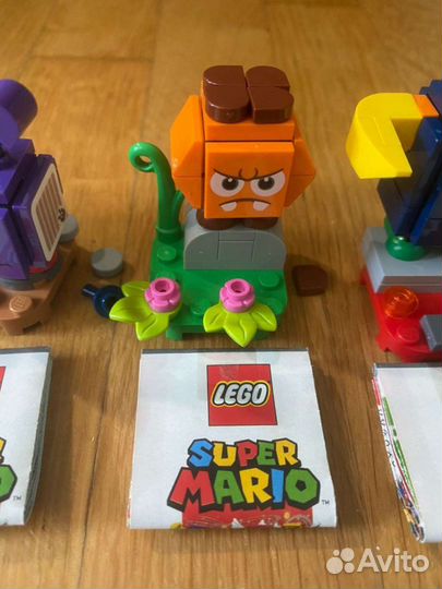 Lego лего минифигурки Super Mario 4 новые