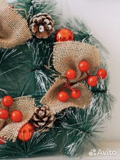 Новогодний рождественский венок