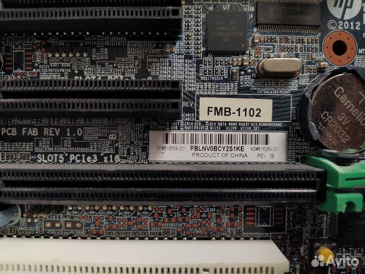 Материнская плата HP Z620 (LGA 2011) - неисправная