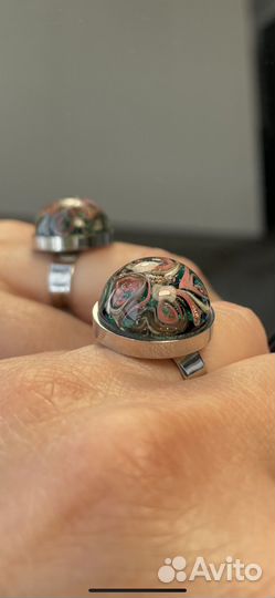 Муранское стекло серьги