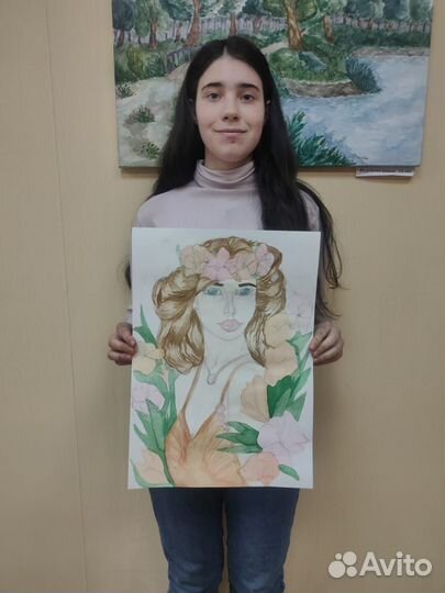 Акварельные рисунки