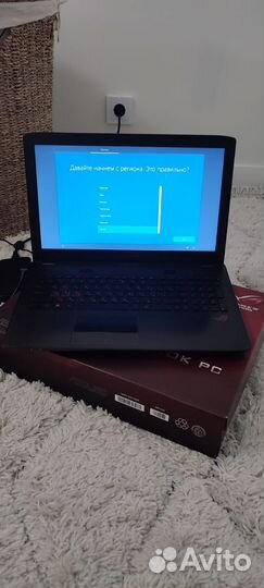Игровой ноутбук Asus rog