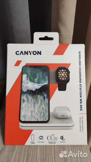 Беспроводная зарядка Canyon CNS-wcs303w