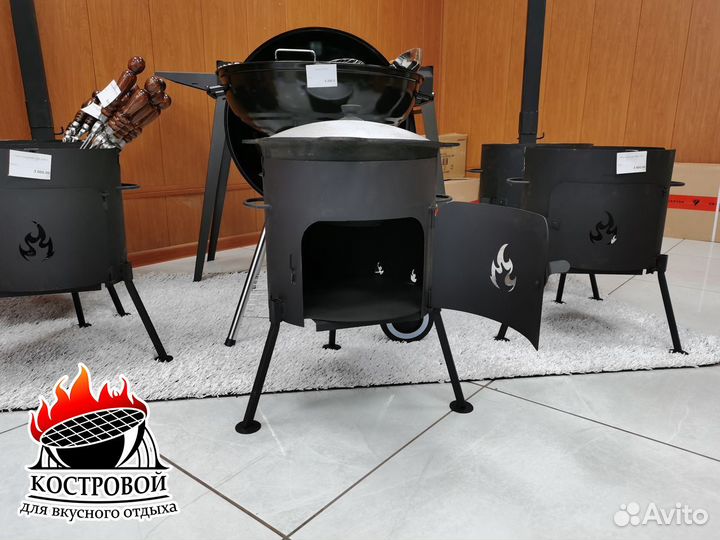 Печи под казан (разные объемы)