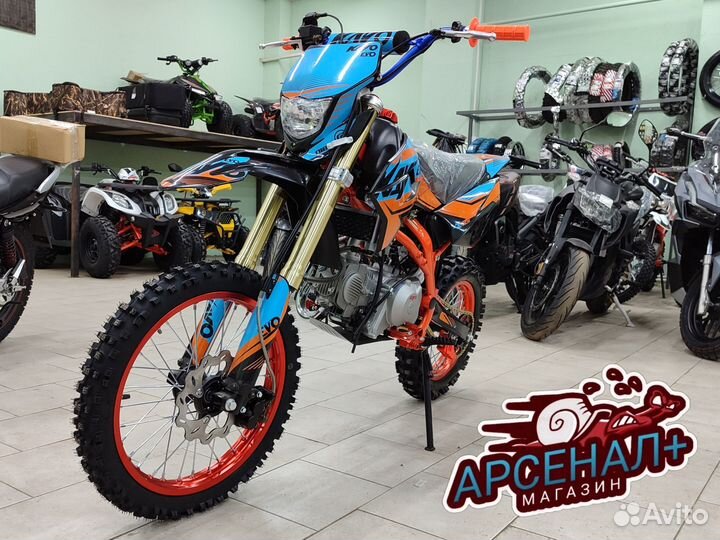 Питбайк kayo evolution yx140em (эл.стартер)