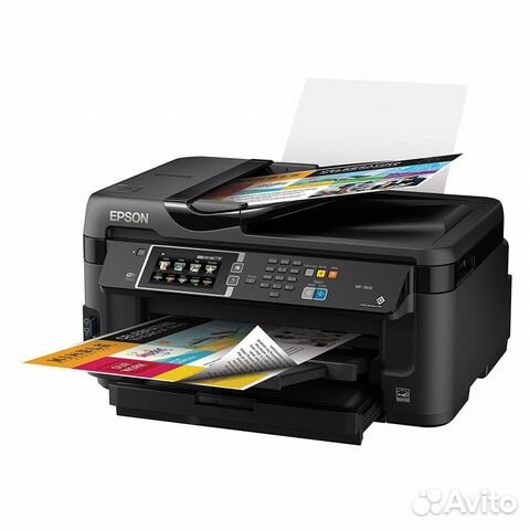 Принтер мфу epson wf 7610, a3