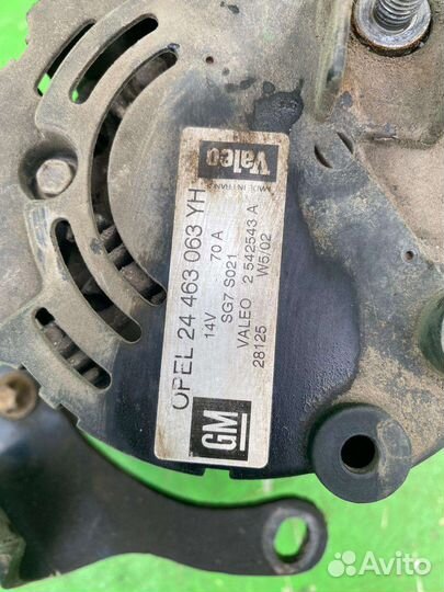 Генератор opel zafira а