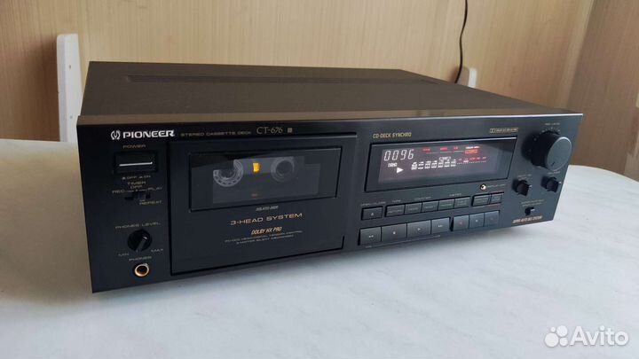 Кассетная дека Pioneer CT 676, 220 В