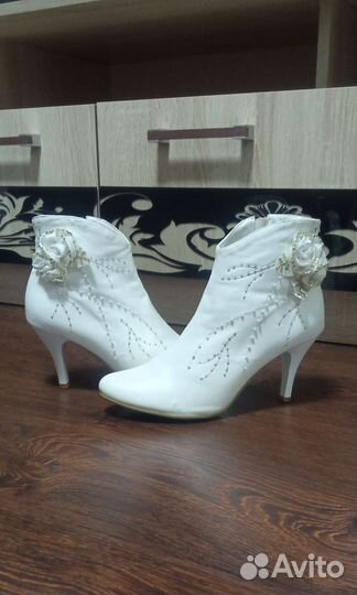 Свадебные полусапожки