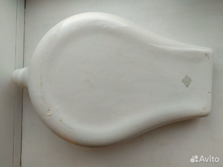 Утка фаянсовая медицинская для больного, СССР