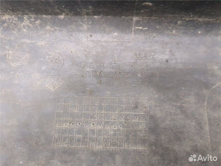 Накладка на порог Jeep Commander, 2006