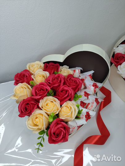 Букет из мыльных роз. Цветы. Подарок 8марта