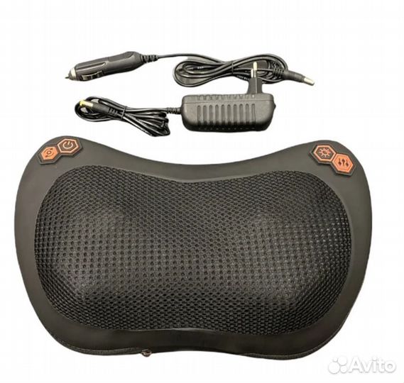 Массажная роликовая подушка 16 роликов