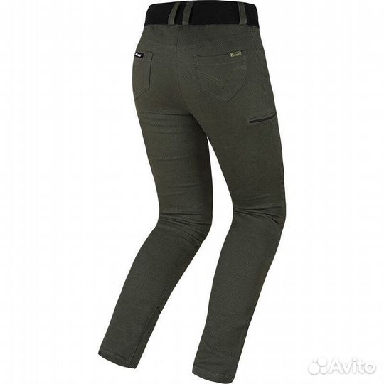 Women's Motorcycle мотоштаны In LS2 Router CE Olive Green Fabric