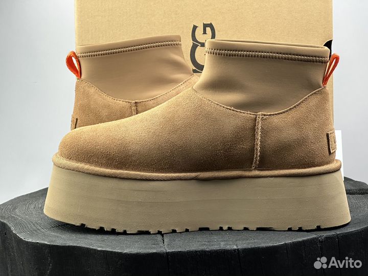 Угги UGG Dipper Platform Chestnut женские